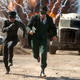 Illustration for article titled First official pictures of Seth Rogens exploding superhero, Green Hornet